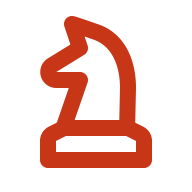 Icon for intermediate chess player